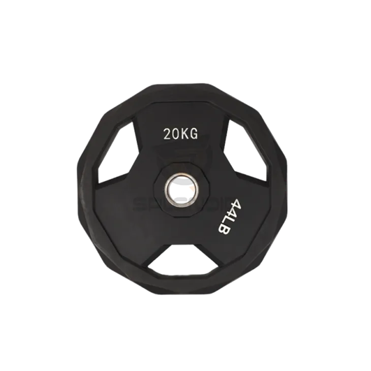 Plât Pwysau PU Safonol 50mm Shatterproof Tawel